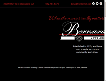 Tablet Screenshot of bernardsjewelers.net